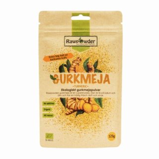 Rawpowder Gurkmeja Pulver Eko 125 g