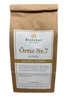 Bioteket Örtte nr 7 Kvinna