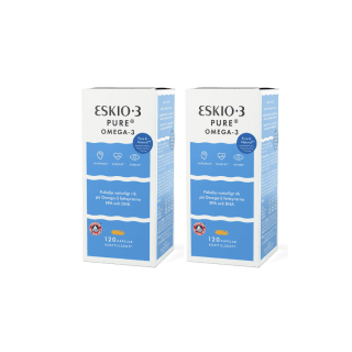 Eskio-3 Pure Omega-3 120 kaps Dubbelpack