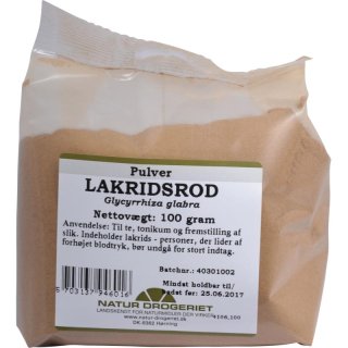 Lakritsrot Pulver 100g Naturdrogeriet
