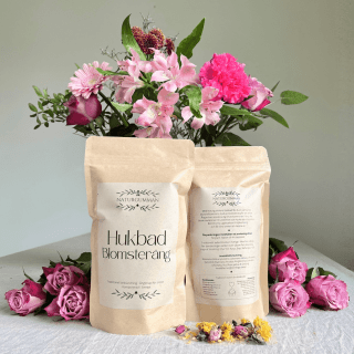Naturgumman Hukbad - Blomsteräng Örter för hukbad