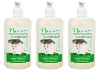 3-PACK Navarra Hälsobadolja Eko 500 ml