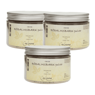 Rödalmsbark Pulver 100 g 3-PACK Crearome