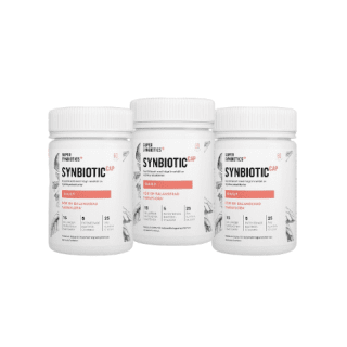 3-PACK Super Synbiotics Daily Cap 60 kap | Svenskt kosttillskott